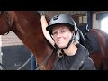 spannende clinic dag voor iris u0026 citty bij de recht dressage center vlog 99