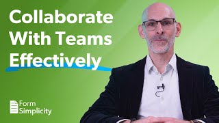 How can real estate teams collaborate effectively using Form Simplicity?