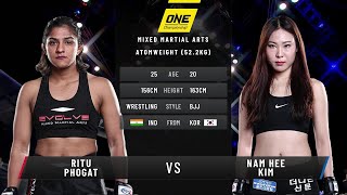 Ritu Phogat vs. Nam Hee Kim | Full Fight Replay