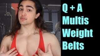SUPPLEMENTS, SLOW METABOLISMS, WEIGHTH LIFTING BELTS etc Q + A Vol. 5