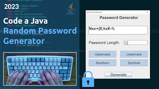 ASMR Programming - Random Password Generator - Java Swing Tutorial
