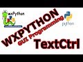 How To Create TextControl In wxPython #20