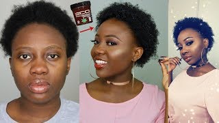How To Sleek Low Ponytail On Short Twa 4c Natural Hair Tutorial