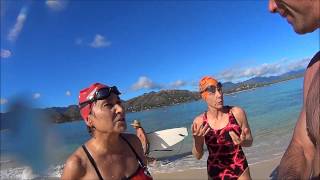 Mokulua Island swim