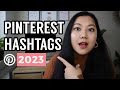 HOW TO USE PINTEREST HASHTAGS // How To Use Hashtags On Pinterest To Get More Traffic (2023)