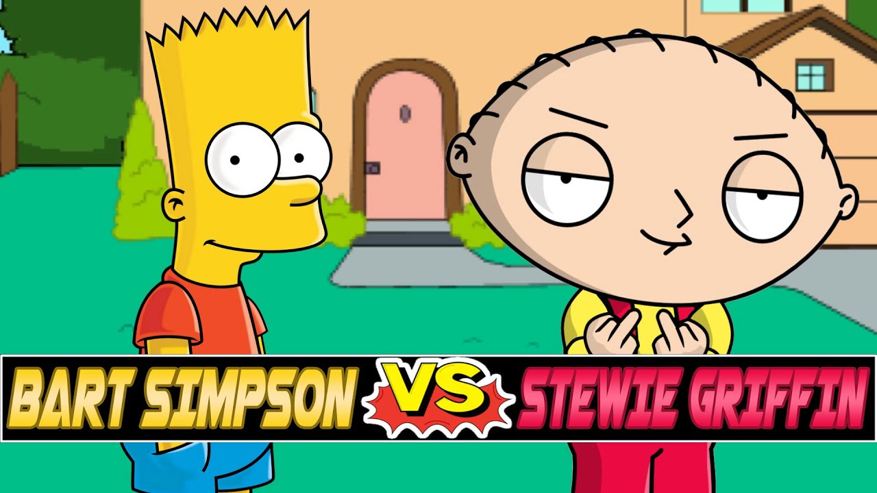 M.U.G.E.N. Battles | Bart Simpson Vs Stewie Griffin | The Simpsons Vs ...