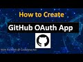 How to create GitHub OAuth App (client ID and client secret)