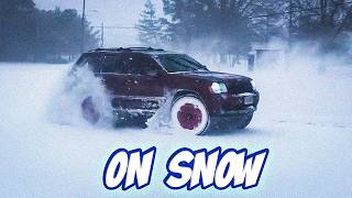 First in the World? Big Rims on the Snow! | BIG RIMS | DONK CHEVY 41