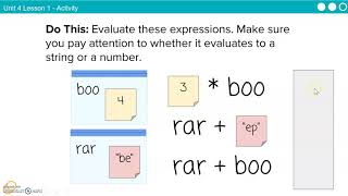 CSP U4 L1 Exploring Variables