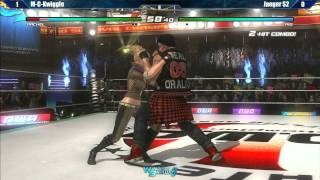 Winter Brawl 9 - DOA5LR - Top 8 - M-C-Kwiggle (Rachel) vs Jaeger S2 (Bass; Rig)