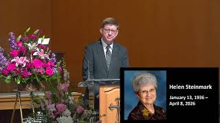 Helen Steinmark Memorial Service -- 17 April, 2026