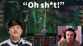 Midbeast Reacts To TL Tactical Quadra Kill On EUW Solo Queue!!