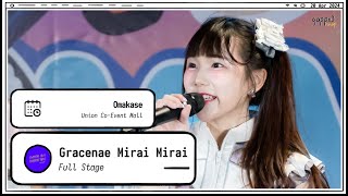 240420 Gracenae Mirai Mirai - Full Stage - Castella 8th Single Omakase Union Co-Event Mall 4k Fancam