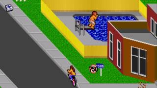 Paperboy 2 Hard Way Short Gameplay Sega Genesis