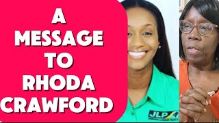 Bible Lesson Message to Rhoda Crawford from Auntie Jen