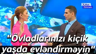 Doğuş Xoşqədəmin verlişində valideynlərə səsləndi - \