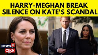 Prince Harry And Meghan Markle Break Silence On Kate’s Edited Photo Scandal | N18V | Royal | News18