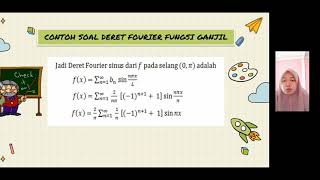 Contoh soal Deret Fourier Fungsi Ganjil, Strum Lioville dan Deret Fourier periode 2P