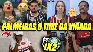 VAMOS RIR?! REAÇÕES DOS RIVAIS FURIOSOS COM VIRADA DO PALMEIRAS! REACT SANTOS 1X2 PALMEIRAS