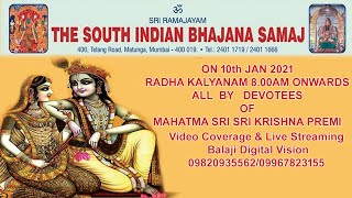 RADHA KALYANAM {8.00AM ONWARDS  ALL  BY   DEVOTEES OF MAHATMA SRI SRI KRISHNA PREMI }