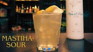 MASTIHA SOUR COCKTAIL Recipe