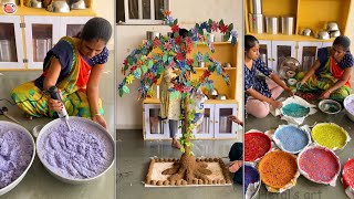 Interesting ideas that can be made from recycled Paper and Cardboard || Tree making || Room Makeover