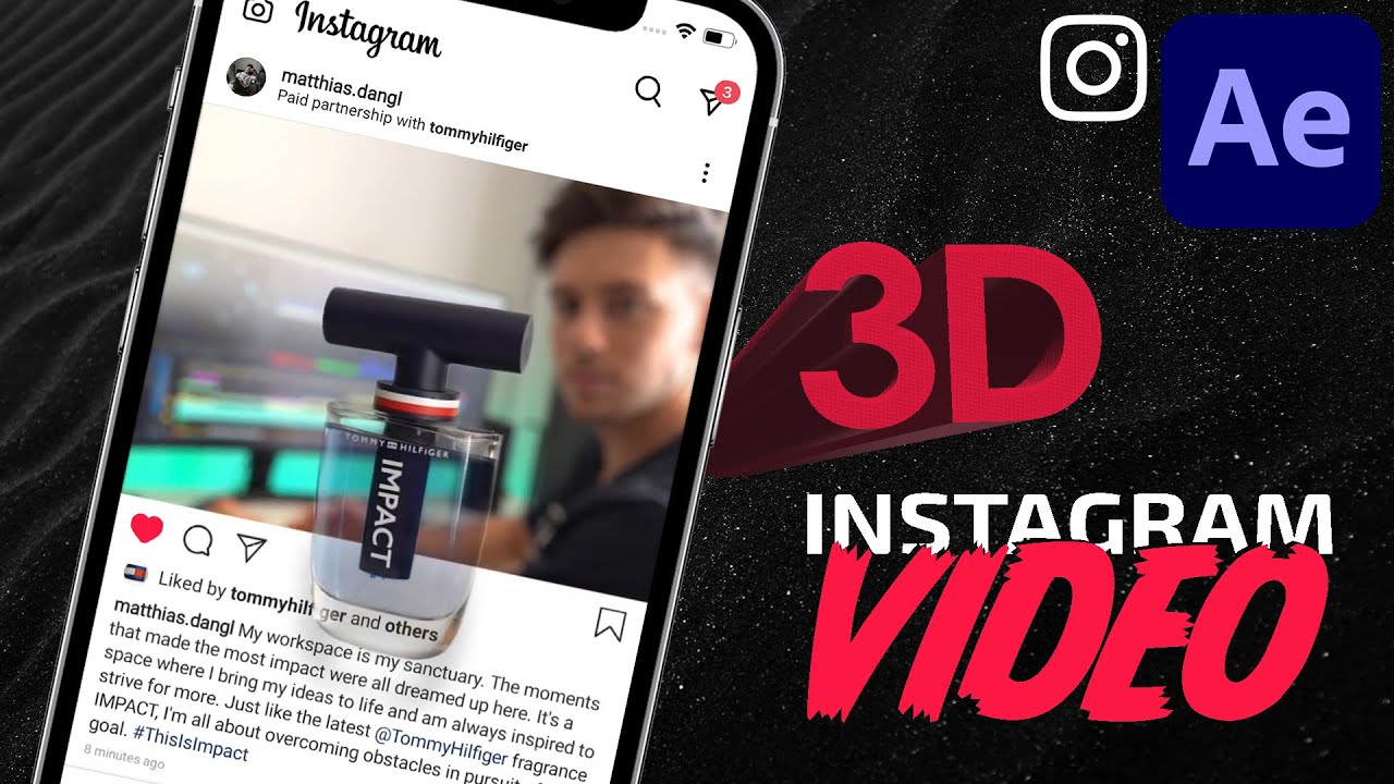 Der 3d Video Effekt Für Instagram After Effects 2021 Tutorial Deutsch