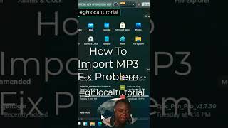 how to import mp3 file in Fl studio 20 problem fix #ghlocaltutorial