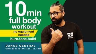 10min Fat Burning, Core Strengthening, Full Body Workout | No Equipment | 30 days | 2021 | HIIT