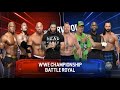 ROYAL RUMBLE | john cena+brock lesnar+the rock+roman reigns +lashley+ goldberg +omos+ micintyre