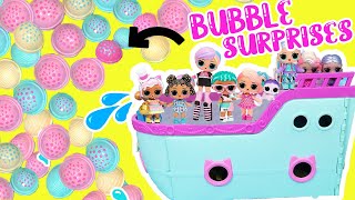 LOL Surprise Mega Ball Magic Surprises! Dolls on Spring Break! Squishy Sand and