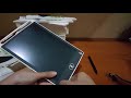 How to change the built-in battery for LCD writing tablet 8.5inch-Cara mengganti baterai LCD drawing