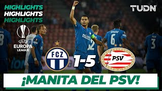 Highlights | Zürich 1-5 PSV Eindhoven | UEFA Europa League 22/23-J3 | TUDN