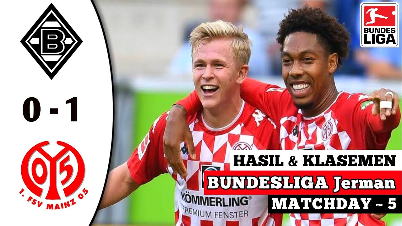 Hasil Liga Jerman Tadi Malam ~ MONCHENGLADBACH VS MAINZ ~ Hasil ...