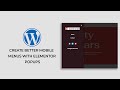 Create Better Mobile Menus With Elementor Popups (2023)