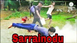 Sarrainodu All Action Scenes | South Indian Movie Best Action Scene, Allu arjun,  Asif Hossain Dhru
