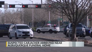 Suspect arrested after standoff near Albuquerque funeral home