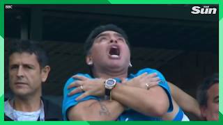 Maradona’s WEIRD moments during Argentina World Cup match - 2018 FIFA World Cup Russia™