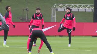 Liverpool FC Training - Pre-Leipzig in Champions League