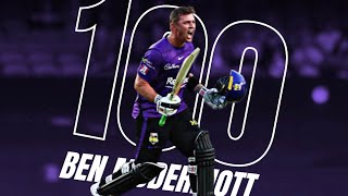 The Moment Ben McDermott scored his 2nd 100 in a row - BBL11