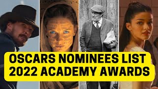 Oscars Nominees List 2022 | Academy Awards / Nominees | 94th Ceremony