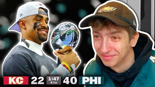 Philadelphia Eagles Fans EMOTIONAL Full Game Live Reaction to WINNING Super Bowl LIX vs the Chiefs…