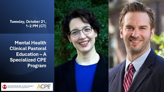 Mental Health Clinical Pastoral Education – A Specialized CPE Program