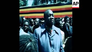 SYND 2 5 78 IDI AMIN ATTENDS MAY DAY RALLY IN KAMPALA, UGANDA