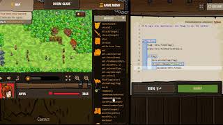Doom Glade CodeCombat.Python.