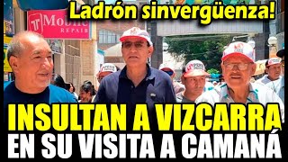 Martín Vizcarra pasa ‘roche’ en su visita a Camaná: ciudadanas lo insultan y lo increpan \