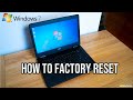 How to easily Factory Reset a Windows 7 PC