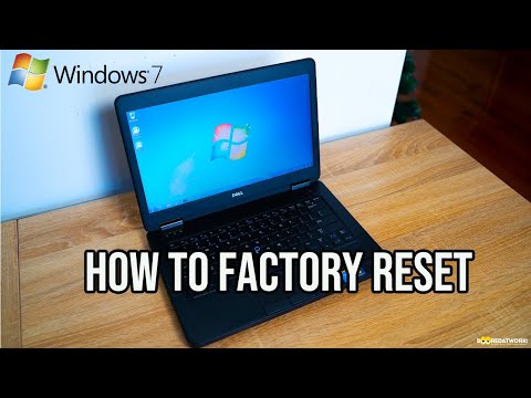 How to easily Factory Reset a Windows 7 PC How to easily Factory Reset a Windows 7 PC