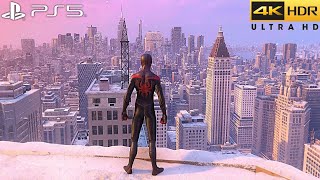 Spider-Man: Miles Morales (PS5) 4K 60FPS HDR + Ray Tracing Gameplay - ( Game)