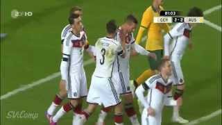 Lukas Podolski Goal - Germany vs Australia (3/25/15)